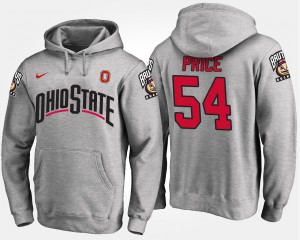 Gray Billy Price OSU Hoodie For Men #54 229802-130