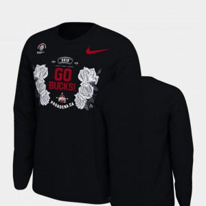 Verbiage Long Sleeve Black For Men's OSU T-Shirt 2019 Rose Bowl Bound 951773-467