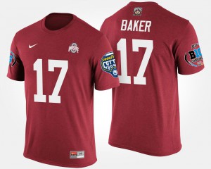 #17 Big Ten Conference Cotton Bowl Jerome Baker OSU T-Shirt For Men's Bowl Game Scarlet 302845-517