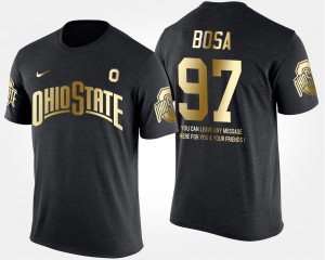 Short Sleeve With Message #97 Joey Bosa OSU T-Shirt Gold Limited Black Men's 788543-265