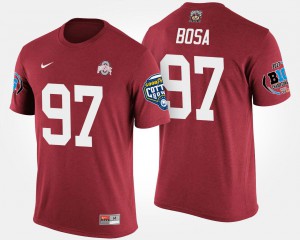 Bowl Game Men's #97 Big Ten Conference Cotton Bowl Joey Bosa OSU T-Shirt Scarlet 973077-122