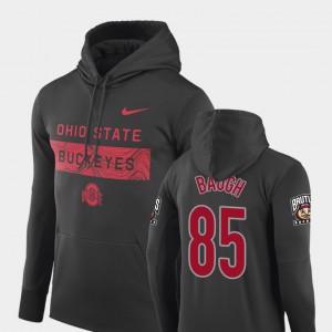 Sideline Seismic Football Performance #85 For Men's Anthracite Marcus Baugh OSU Hoodie 198431-691