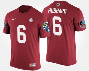 #6 Scarlet Big Ten Conference Cotton Bowl Sam Hubbard OSU T-Shirt Mens Bowl Game 133497-146