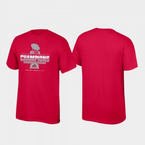 Scarlet For Men 2019 Big Ten Football Champions OSU T-Shirt Locker Room 208643-235