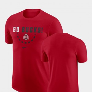Scarlet Basketball Team Men's OSU T-Shirt 277110-751