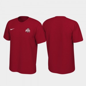 Legend Left Chest Logo For Men OSU T-Shirt Scarlet 576865-883