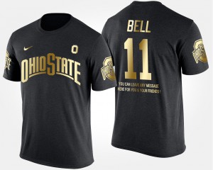 #11 Gold Limited Short Sleeve With Message For Men's Black Vonn Bell OSU T-Shirt 914232-418