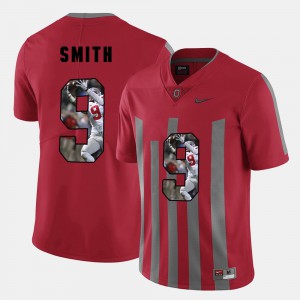 Men Red #9 Devin Smith OSU Jersey Pictorial Fashion 883070-658
