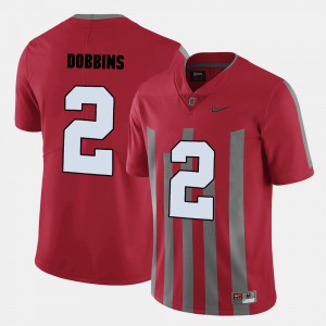 #2 Red For Men College Football J.K. Dobbins OSU Jersey 262513-296