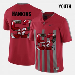 Red #52 Pictorial Fashion For Kids Johnathan Hankins OSU Jersey 556895-398
