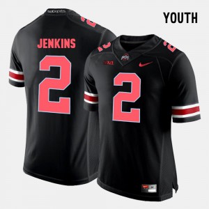 Kids #2 College Football Malcolm Jenkins OSU Jersey Black 844938-260
