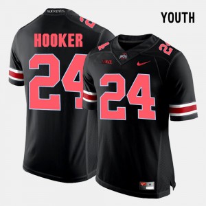 Malik Hooker OSU Jersey College Football For Kids Black #24 231074-578