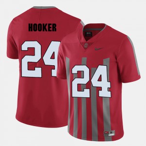 Malik Hooker OSU Jersey College Football For Men #24 Red 869921-210