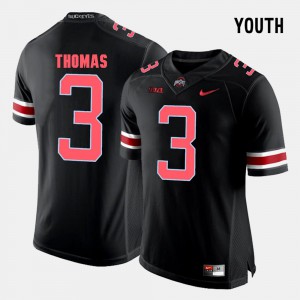 #3 Black College Football For Kids Michael Thomas OSU Jersey 704113-339