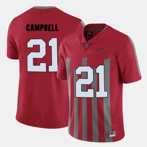 Parris Campbell OSU Jersey Red College Football #21 For Men's 908953-113