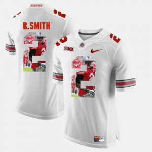 For Men's Rod Smith OSU Jersey #2 Pictorial Fashion White 740234-415