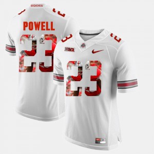 Pictorial Fashion White #23 Mens Tyvis Powell OSU Jersey 125864-165
