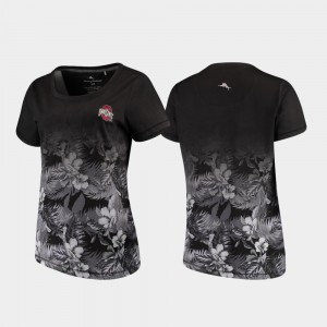 Floral Victory Tommy Bahama Black For Women OSU T-Shirt 877265-645