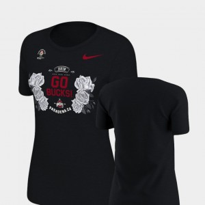 Women OSU T-Shirt 2019 Rose Bowl Bound Black Verbiage 843413-436