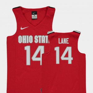 Joey Lane OSU Jersey College Basketball Replica Red #14 For Kids 350814-411